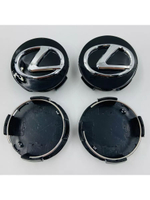 Колпачки заглушки на литые диски с эмблемой Lexus 62 мм 4 шт