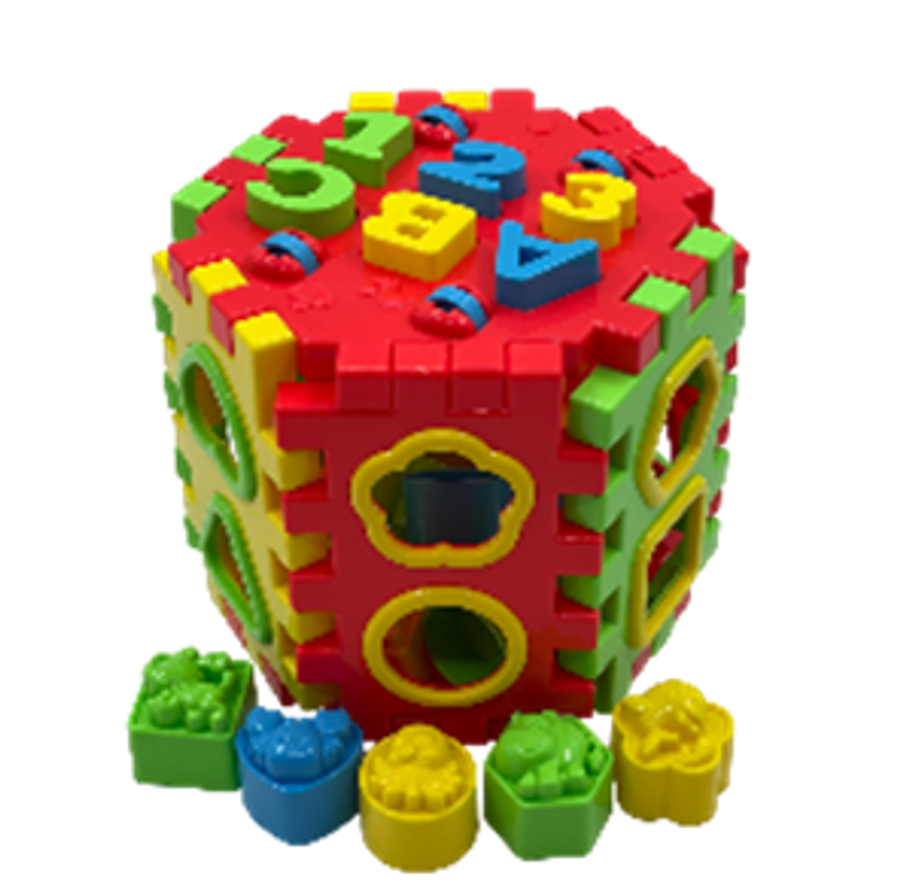 Набор геометрических фигур новый 3 (20*18*18 см) сетка