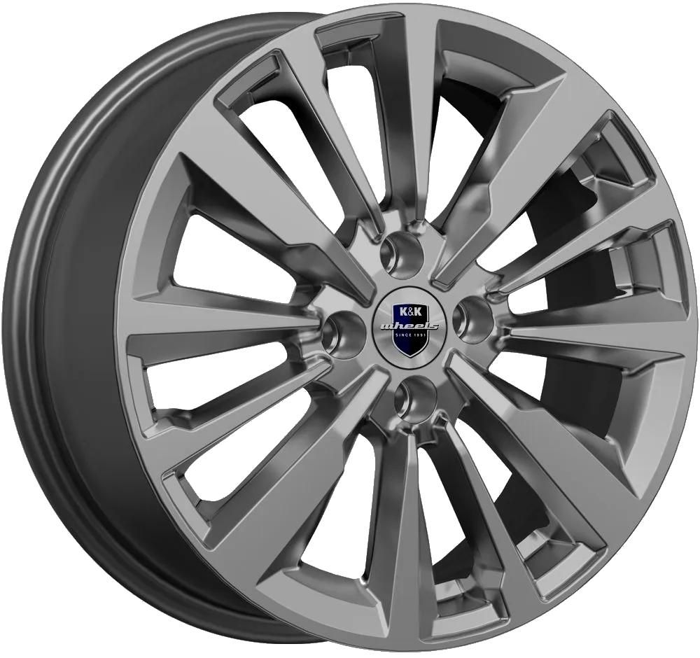 K&amp;K Эрман 6.5x16 4x100 ET 37 Dia 60.1 (дарк платинум)