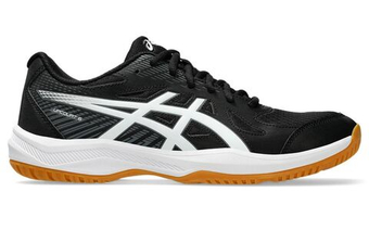 Мужские кроссовки для бадминтона/сквоша Asics Upcourt 6 - черные/белые