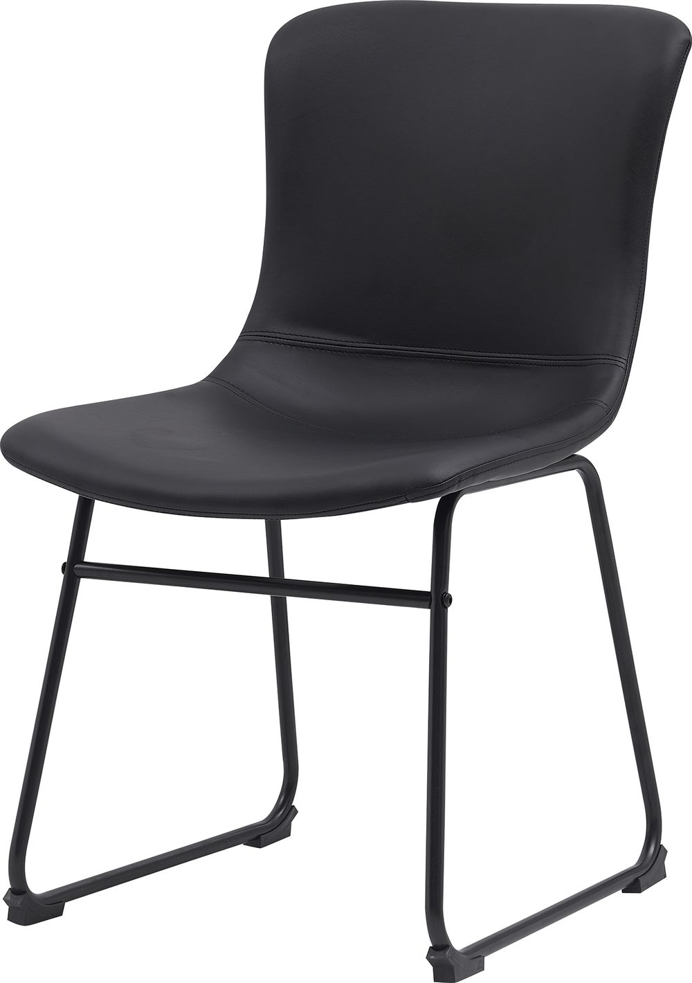 Кресло для посетителей Everprof Expo CF Экокожа Черный