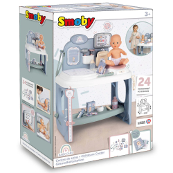 Smoby Baby Care - центр ухода с электронным планшетом + 24 аксессуара 240305 / артикул   240305  / GTIN 3032162403051