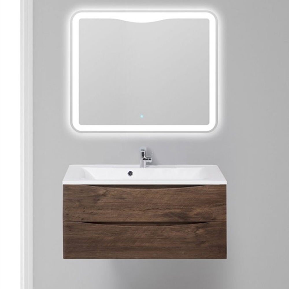 Тумба под раковину BelBagno Marino 100 MARINO-1000-2C-SO-RW-P подвесная Rovere Moro