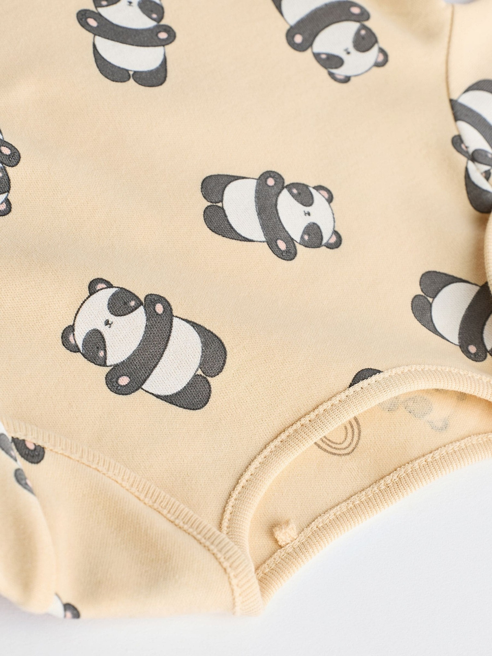 Боди с длинным рукавом для малышей Next K79-905, 3 шт., Молочный