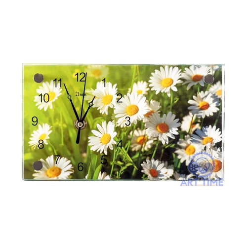 Часы 21 Bek настольные 1323-558 "Ромашковое изобилие"