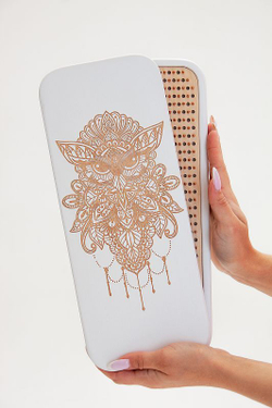 Доска садху Сова алюминиевые гвозди