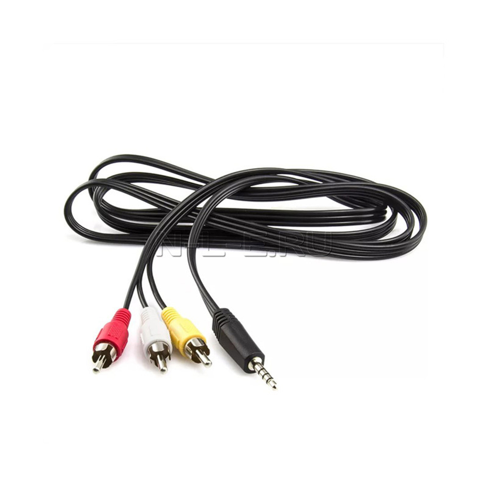 шнур Cadena Jack3.5x3RCA 1 m