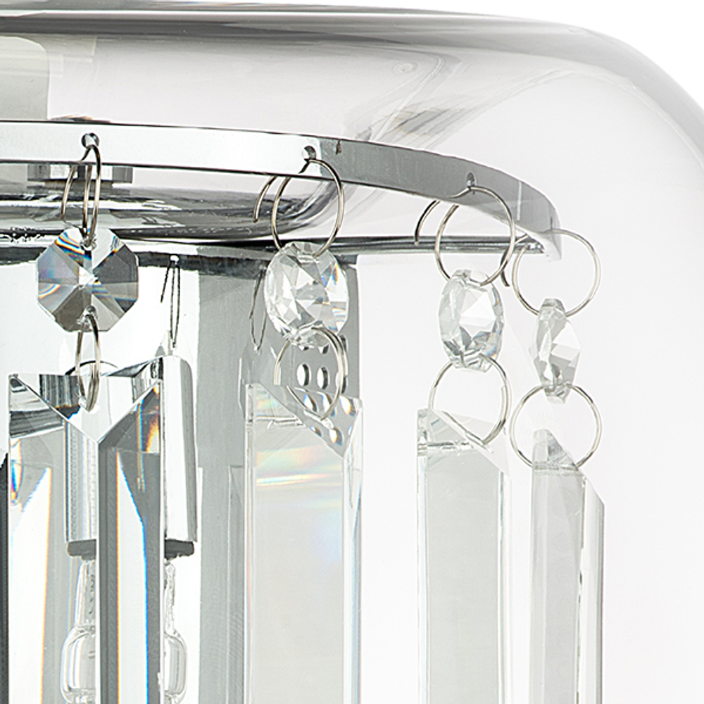 753634 Бра ACQUARIO 3х20W G4 12V ХРОМ хрусталь+стекло