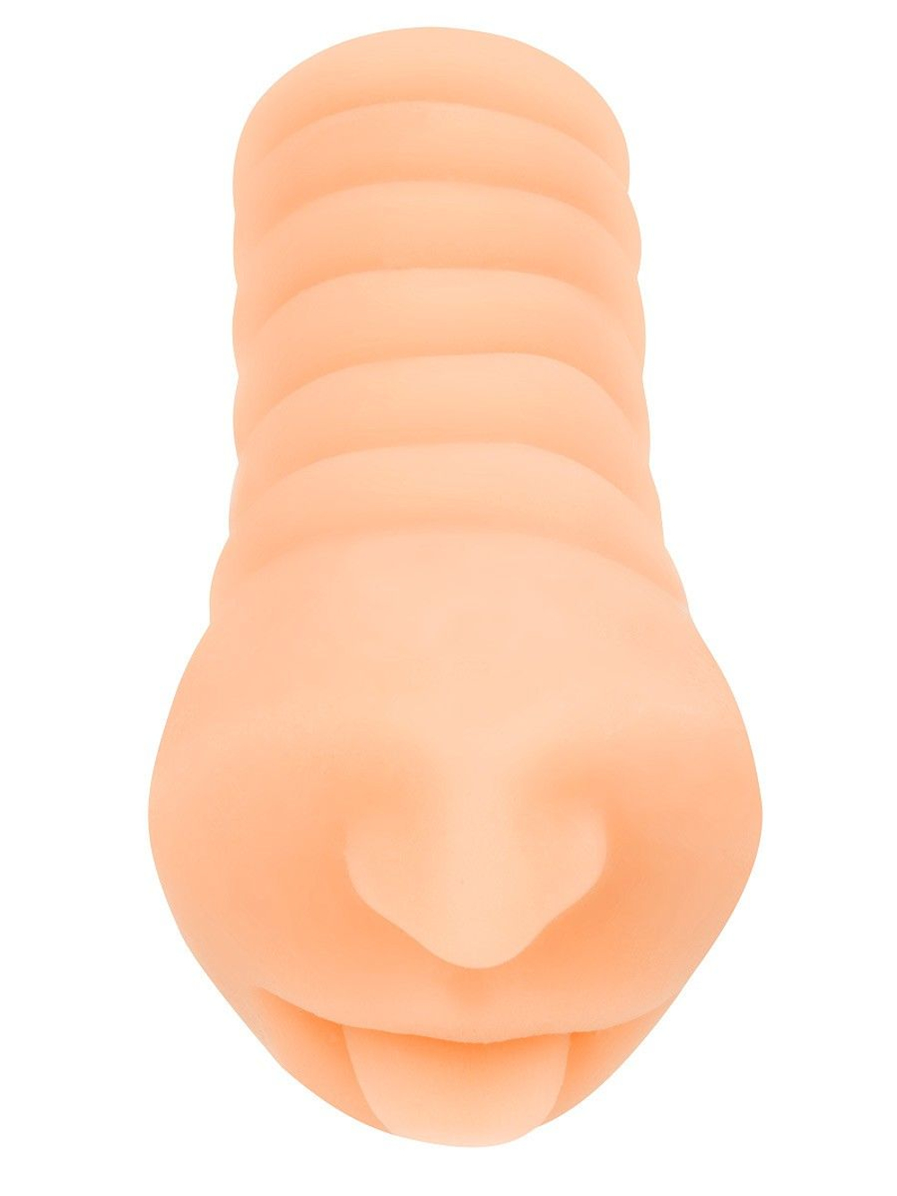 Телесный мастурбатор в виде сексуального ротика (Цвет: телесный)