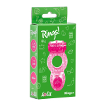 Розовое эрекционное кольцо 1,7см с вибрацией Lola Games Rings Ringer 0114-73Lola