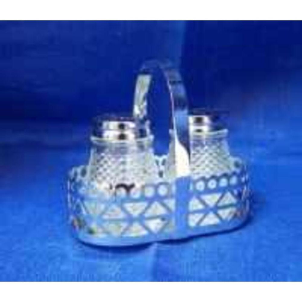 Набор для специй 2 предмета на подставке нерж. "Корзинка" P.L. Proff Cuisine