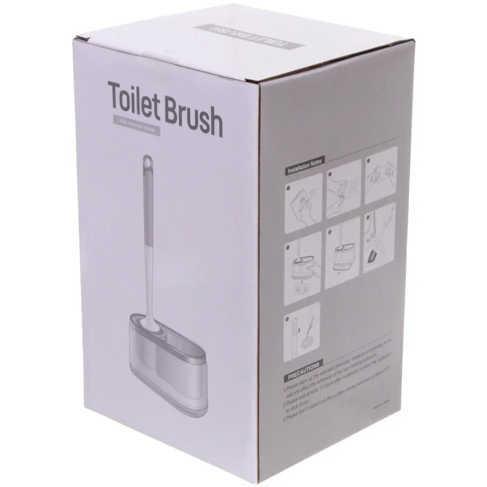 Ерш с креплением на стену «Стиль» 43 см, силиконовая щетка 8625