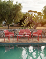 Комплект пластиковой мебели Nardi Net Relax, коралловый