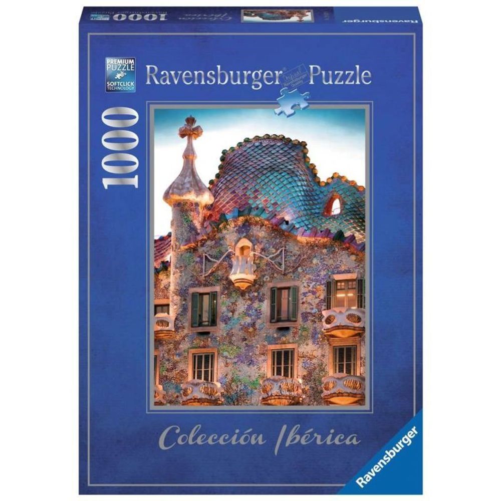 Ravensburger - Пазл Casa Batlló, Барселона 1000 деталей 196319