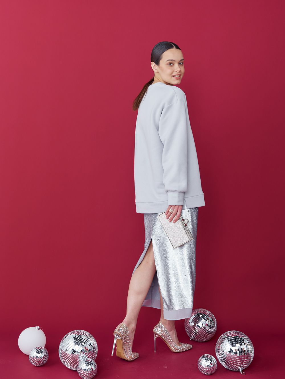 ЮБКА В ПАЙЕТКАХ SILVER
