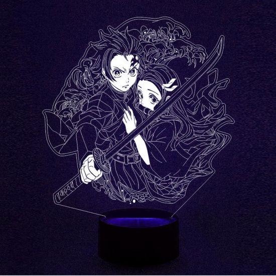 3D лампа Demon Slayer  Клинок рассекающий демонов