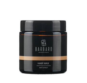 Матовый воск для укладки волос BARBARO, 100 гр.