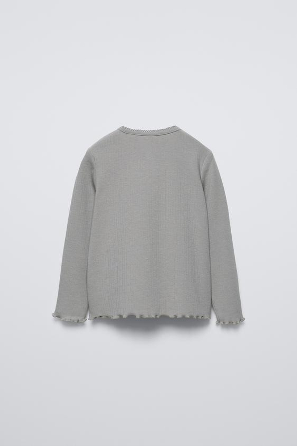 ZARA ФУТБОЛКА POINTELLE С БАНТОМ, ЗЕЛЕНЫЙ/СИНИЙ