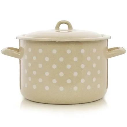 Кастрюля эмалированная 4.3 л Эстет