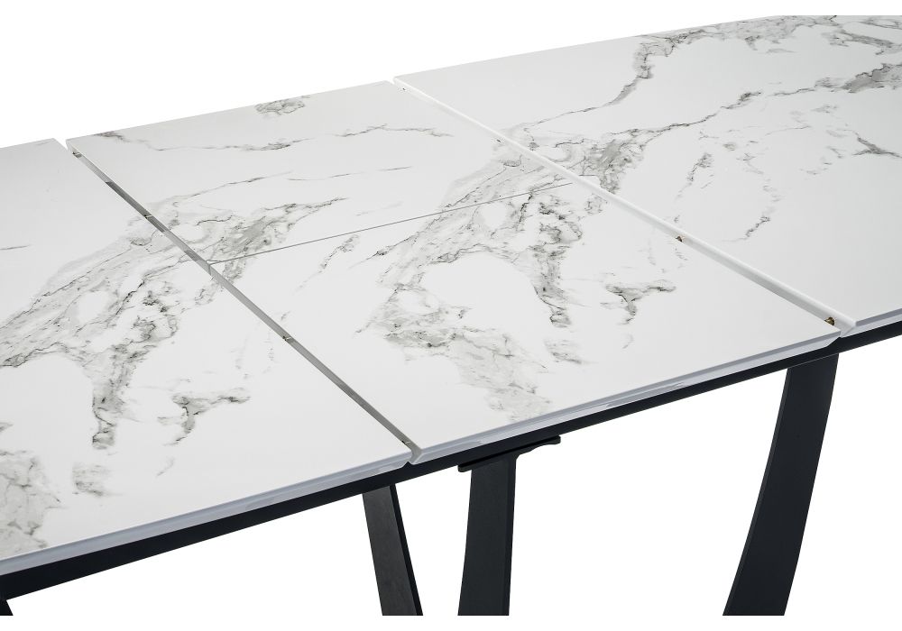 Обеденная группа Аунге velutto 32 / белый мрамор / графит