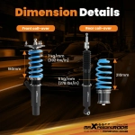MaXpeedingrods T6 Coilovers 24 Level Struts compatible for VW Golf MK7 15-19 Jetta 19-24