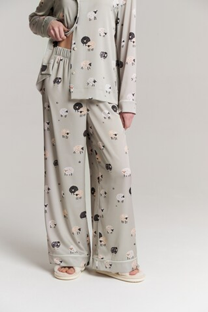 Шелковые брюки с кантом - овечки