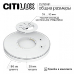 Накладной светильник Citilux Etalon CL750181