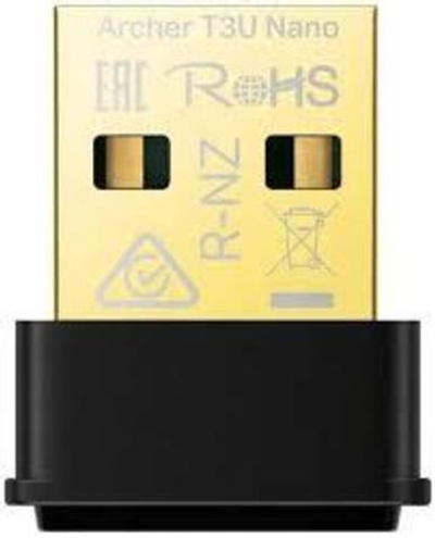TP-Link Archer T3U Nano Двухдиапазонный компактный Wi-Fi USB-адаптер AC1300