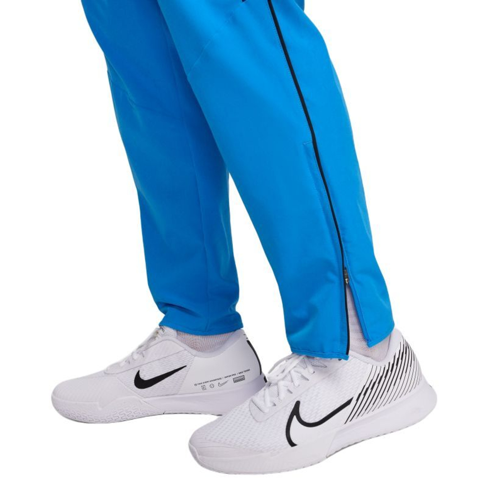 Мужские теннисные штаны Nike Court Advantage Dri-Fit Tennis Pants - light photo blue/black/white