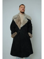 Бекеша из натуральной овчины ГОСТ: 7416-73 чёрная