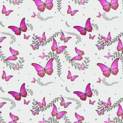 Butterfly white