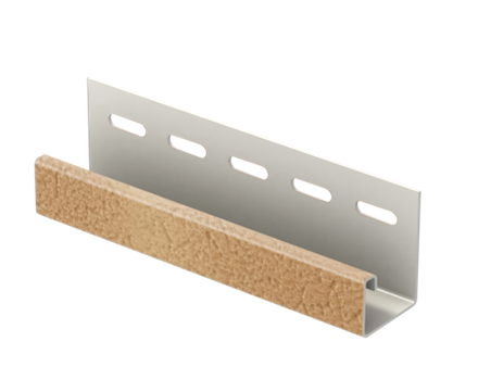 Джей профиль Ю-пласт Стоун-Хаус S-Lock Клинкер Балтик Светлая медь 3,05м