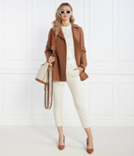 Брюки-сигареты MACARIO Marella - кремовый(13131031)