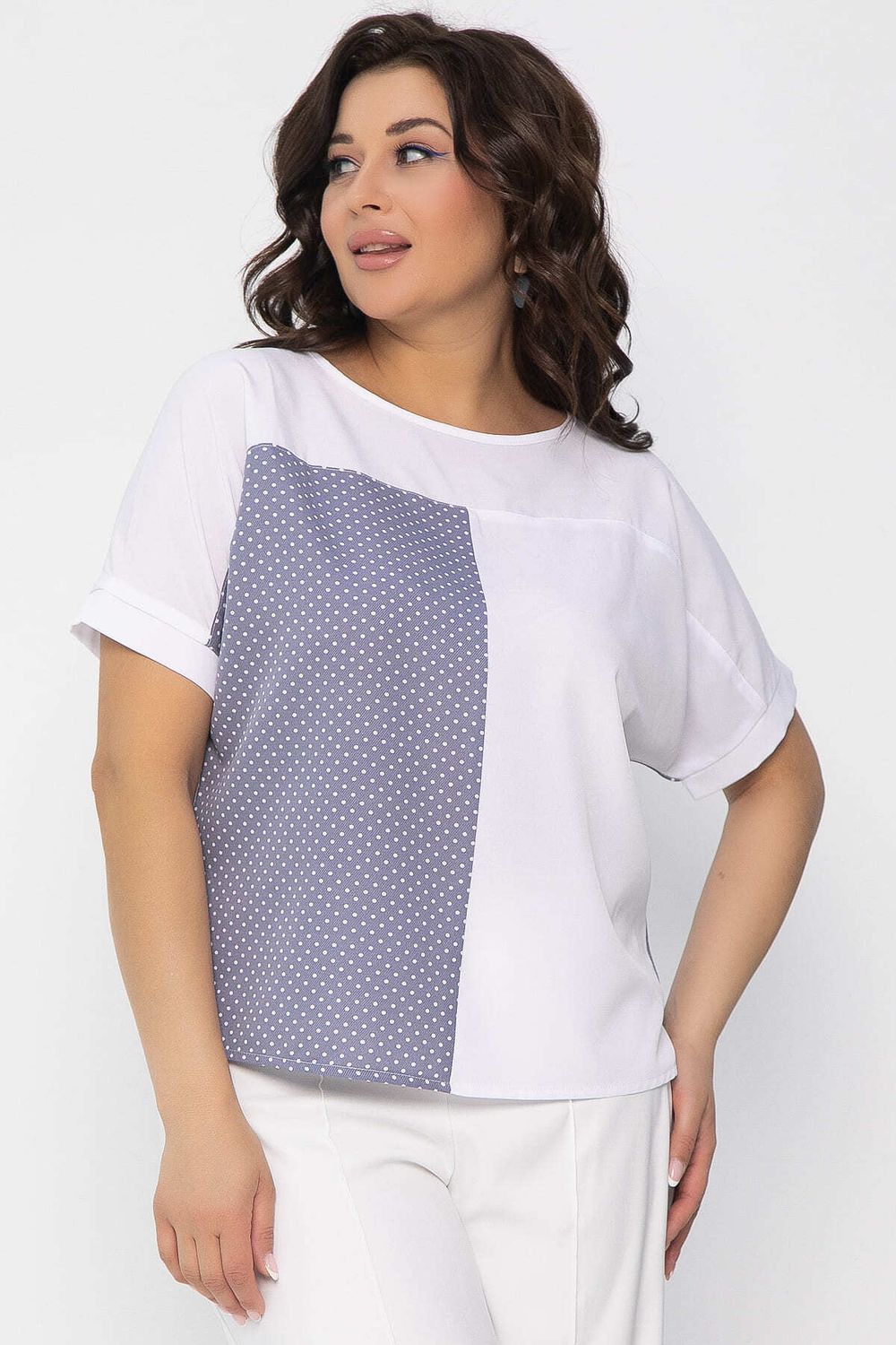 Блуза Алисия (белая) Б13500-25М LT Collection