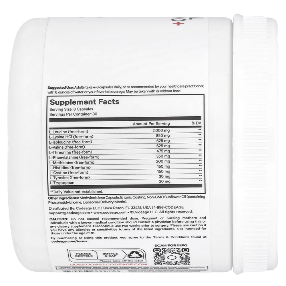 CODEAGE AMEN Liposomal Multi Amino 240 veg caps , Аминокислоты