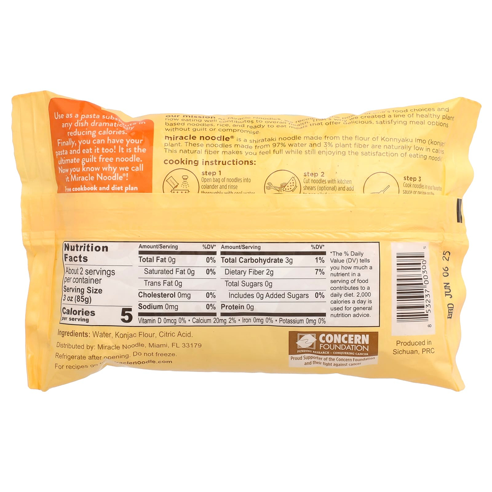 Miracle Noodle, Angel Hair Style, 200 г (7 унций)