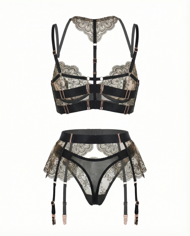 Бюстгальтер Sins — Black