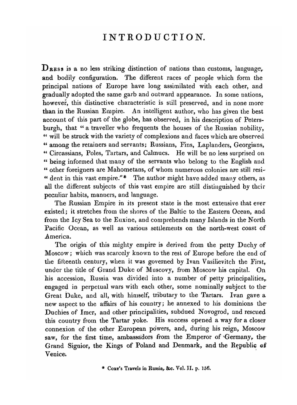 Costume of the Russia Empire | Нет автора