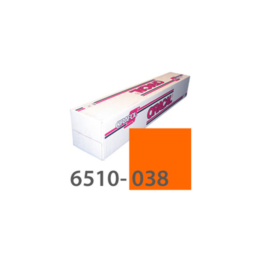 Пленка самоклеящаяся Oracal 6510-38 1.00х50 м красно-оранжевая флуоресцентная