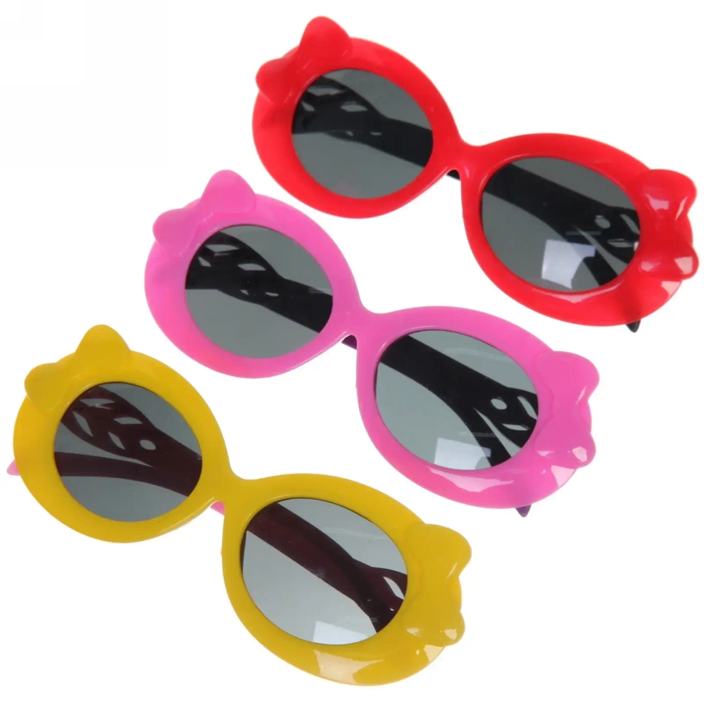 Очки солнцезащитные детские «Baby BooM», бантики, микс 6 цветов