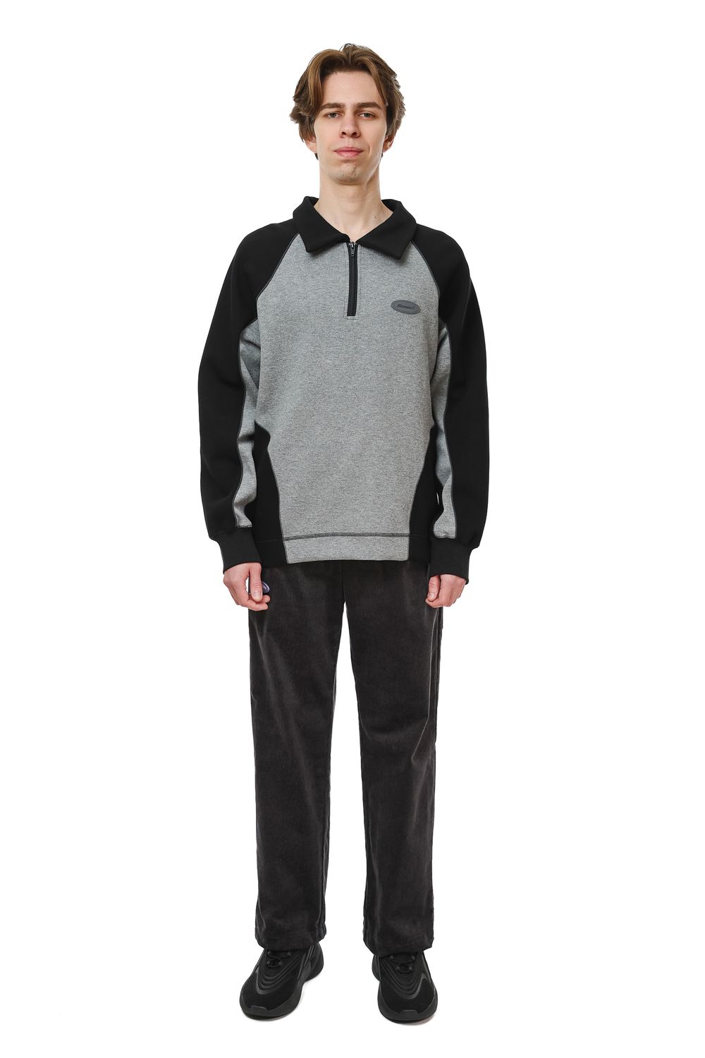 Купить Толстовка Ymkashix College star черный/серый Толстовка Ymkashix College star черный/серый