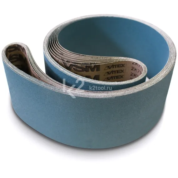 Шлифовальная лента 75x2000 мм, VSM ZK713X, P80