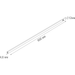 Светильник для Slim Line Mini,  Line,  10Вт,  3000К,  черный