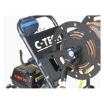 Установка для промывки труб бензиновая CM2020F в комплекте со шлангом 30м на катушке и форсунками (200 бар, до 1200 л/ч, 13 лс)