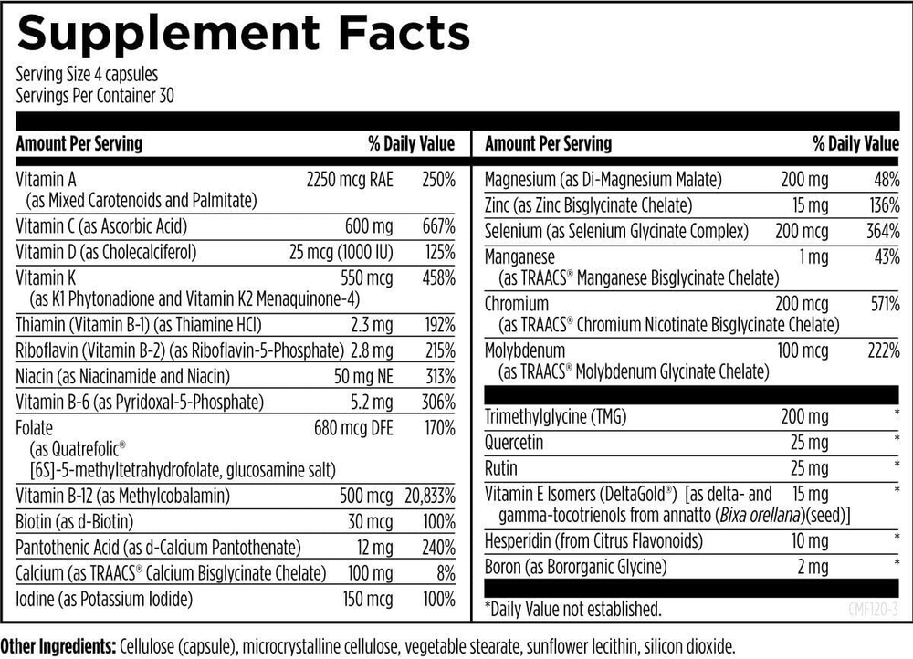 Designs For Health - DFH Complete Multi™ (120 count) - 120 capsules