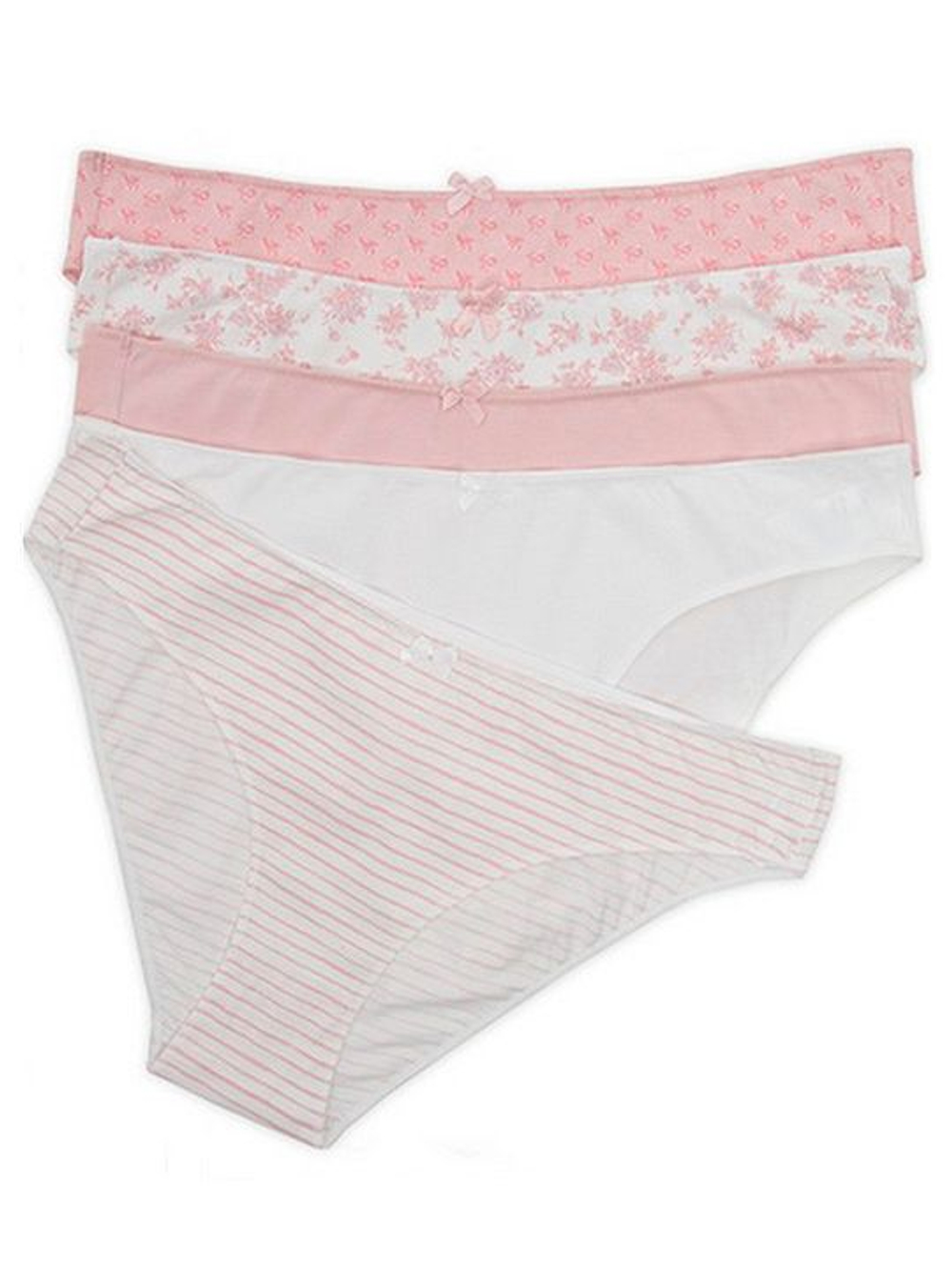 Набор из 5 трусиков-слип средней посадки (Размер: L) (Цвет: разноцветный)