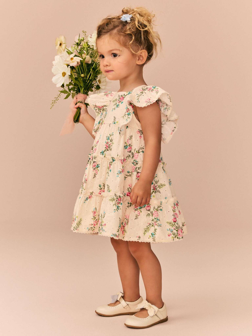 Платье для девочки Next E99-251, Кремовый
