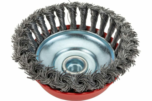 Щетка-крацовка чашечная для УШМ (120 мм, М14) MIRAX 35104-120