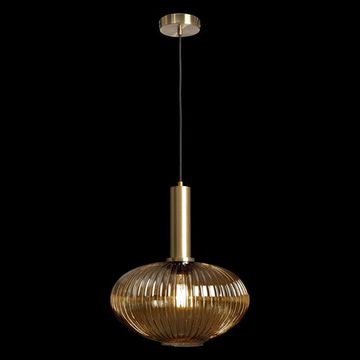 Подвесной светильник 1*Е27 2071-C+BR латунь/янтарный Iris LOFT IT
