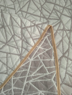 Покрывало жаккардовое двухстороннее Нежность 300-17 серый 2.0 (180х200)